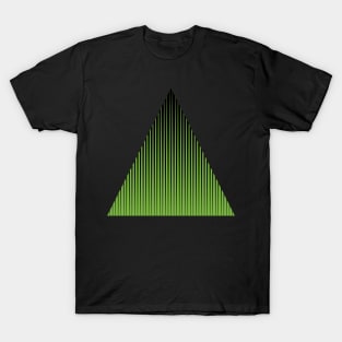 Black and Green Triangle T-Shirt